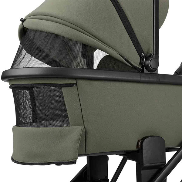 Moon Piú Kombi-Kinderwagen Moss Green/black Matt Zubehör Bundle 15 Moon Piú Kombi-Kinderwagen Moss Green/black Matt Zubehör Bundle – Bild 15