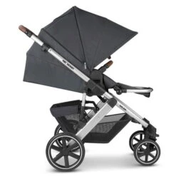 ABC Design Salsa 4 Kinderwagen Bundle Storm Mit Cybex Aton 5 Und Adapter -Kinderreise Angebote Store kinderwagen stroller salsa 4 storm 08 liegeposition 08