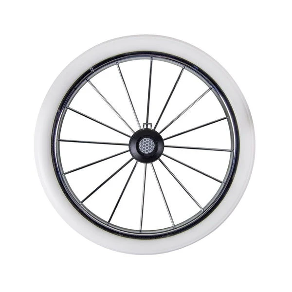 HESBA Corrado Kinderwagen Außen 603 Innen 173 Räder Weiß 30 Cm, Ledergriff Weiß 4 HESBA Corrado Kinderwagen Außen 603 Innen 173 Räder Weiß 30 Cm, Ledergriff Weiß – Bild 4