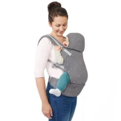 Kinderkraft Huggy Babytrage Grey Sichere, Ergonomische Position -Kinderreise Angebote Store packshot 3 1