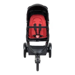 Phil&teds Sport Buggy Inklusive Sitzauflage Chili -Kinderreise Angebote Store phil teds sport buggy in chili red front view 1