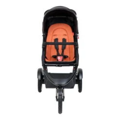 Phil&teds Sport Buggy Inklusive Sitzauflage Rust -Kinderreise Angebote Store phil teds sport buggy in rust orange colour front view 1