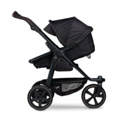 Tfk Mono 2 Kombi Kinderwagen Schwarz Luftkammer Radset Bundle Mit Cupholder -Kinderreise Angebote Store rs1825 t m2 ke 310 2 lpr 2 1