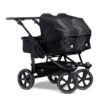 Tfk Duo 2 Kombi Kinderwagen Schwarz Luftkammer Radset