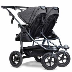 Tfk Duo Kombi Kinderwagen Premium Anthrazit Zwillingswagen Mit Luftrad-Set -Kinderreise Angebote Store rs3998 d1 k 411 air w 2sg 0054 scr 1