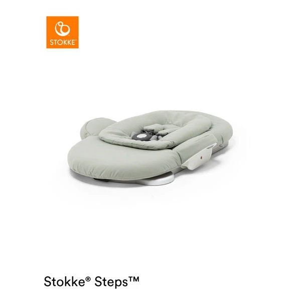 Stokke® Steps™ Bouncer Soft Sage Gestell Weiß 2 Stokke® Steps™ Bouncer Soft Sage Gestell Weiß – Bild 2