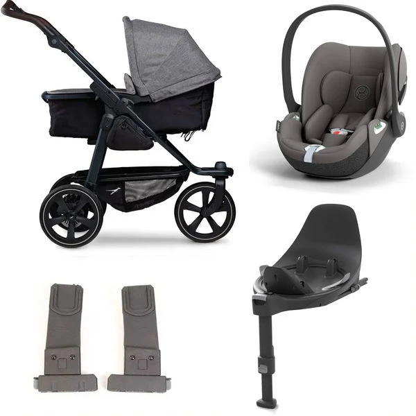 Tfk Mono 2 Kinderwagen Bundle Premium Grau Luftkammer CYBEX Cloud T I-Size + Base + Adapter 1 Tfk Mono 2 Kinderwagen Bundle Premium Grau Luftkammer CYBEX Cloud T I-Size + Base + Adapter