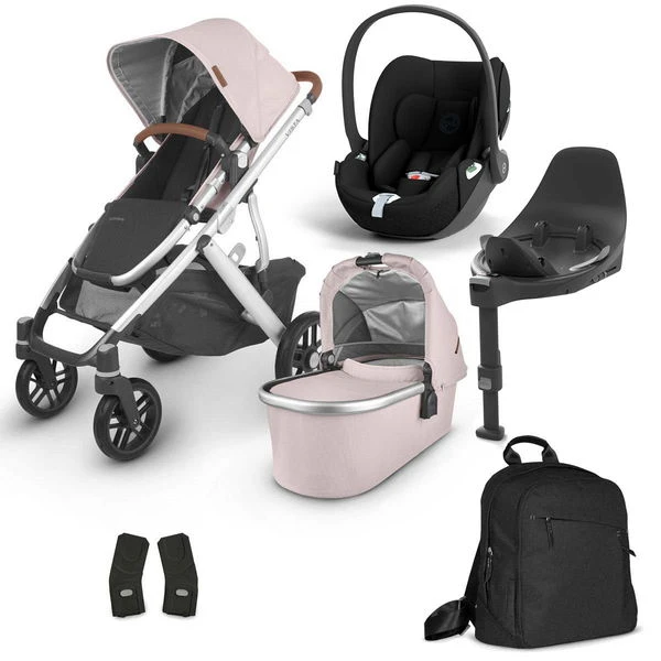 UPPAbaby Vista V2 Bundle Alice Dusty Pink & Cybex Cloud T, Base T, Wickelrucksack 3 UPPAbaby Vista V2 Bundle Alice Dusty Pink & Cybex Cloud T, Base T, Wickelrucksack – Bild 3