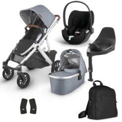 UPPAbaby Vista V2 Bundle Gregory Blue & Cybex Cloud T, Base T, Wickelrucksack 5 UPPAbaby Vista V2 Bundle Gregory Blue & Cybex Cloud T, Base T, Wickelrucksack -Kinderreise Angebote Store vista v2 bundle gregory blue neu