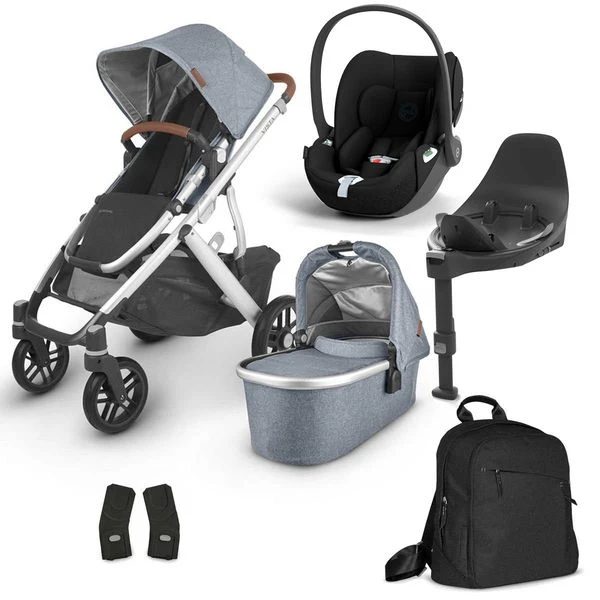 UPPAbaby Vista V2 Bundle Gregory Blue & Cybex Cloud T, Base T, Wickelrucksack 3 UPPAbaby Vista V2 Bundle Gregory Blue & Cybex Cloud T, Base T, Wickelrucksack – Bild 3