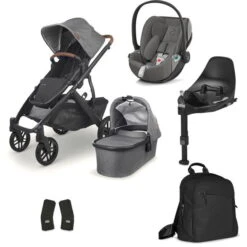 UPPAbaby Vista V2 Bundle Greyson Charcoal Melange & Cybex Cloud Z2, BaseZ2, Wickelrucksack 9 UPPAbaby Vista V2 Bundle Greyson Charcoal Melange & Cybex Cloud Z2, BaseZ2, Wickelrucksack -Kinderreise Angebote Store vista v2 bundle greyson charcoal
