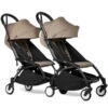 BABYZEN™ YOYO² Doppelbuggy Taupe Gestell Black