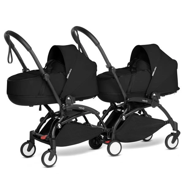 BABYZEN™ YOYO² Zwillingskinderwagen Black Gestell Black 1 BABYZEN™ YOYO² Zwillingskinderwagen Black Gestell Black