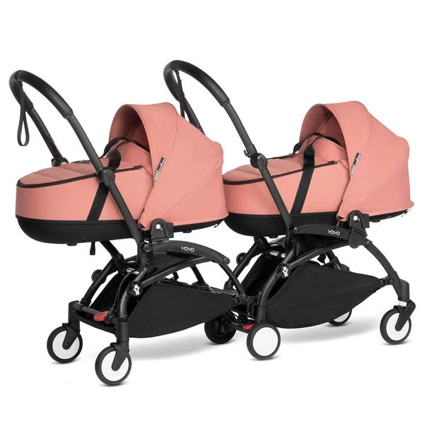 BABYZEN™ YOYO² Zwillingskinderwagen Ginger Gestell Black 1 BABYZEN™ YOYO² Zwillingskinderwagen Ginger Gestell Black
